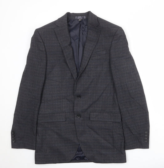 Mens UK Size 36 Marks and Spencer Regular Blue Suit Jacket