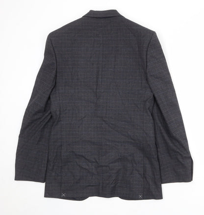Mens UK Size 36 Marks and Spencer Regular Blue Suit Jacket