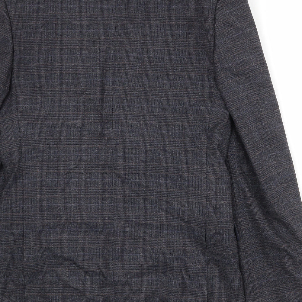 Mens UK Size 36 Marks and Spencer Regular Blue Suit Jacket