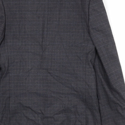 Mens UK Size 36 Marks and Spencer Regular Blue Suit Jacket