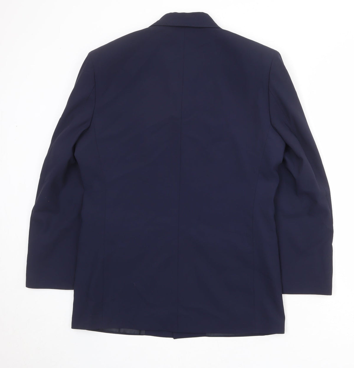 Blackberrys Mens Blue Polyester Jacket Suit Jacket Size 38 Regular