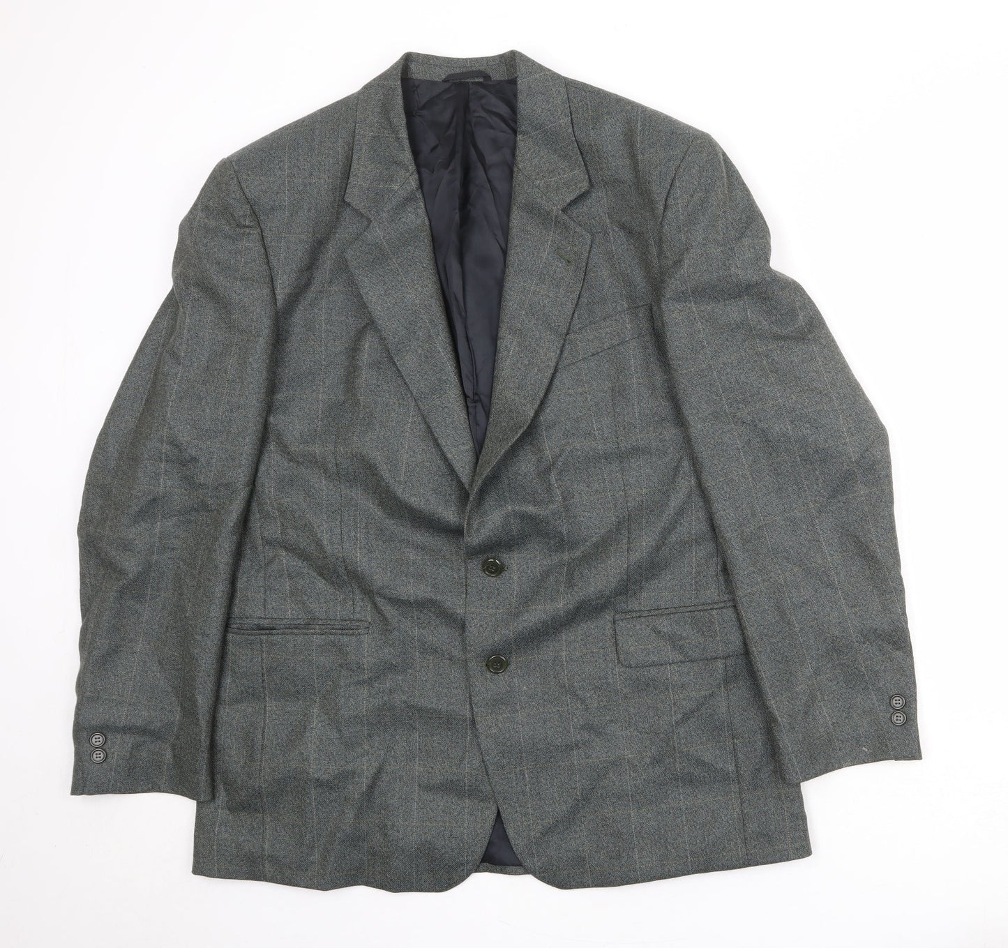 Mens UK Size 44 Periscope Regular Green Suit Jacket
