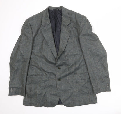 Mens UK Size 44 Periscope Regular Green Suit Jacket