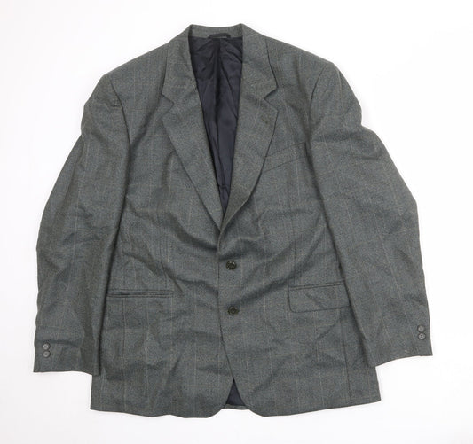 Mens UK Size 44 Periscope Regular Green Suit Jacket