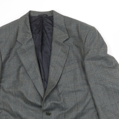 Mens UK Size 44 Periscope Regular Green Suit Jacket