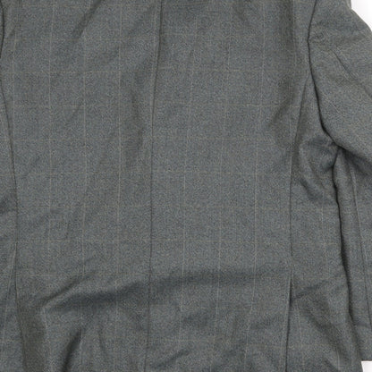 Mens UK Size 44 Periscope Regular Green Suit Jacket