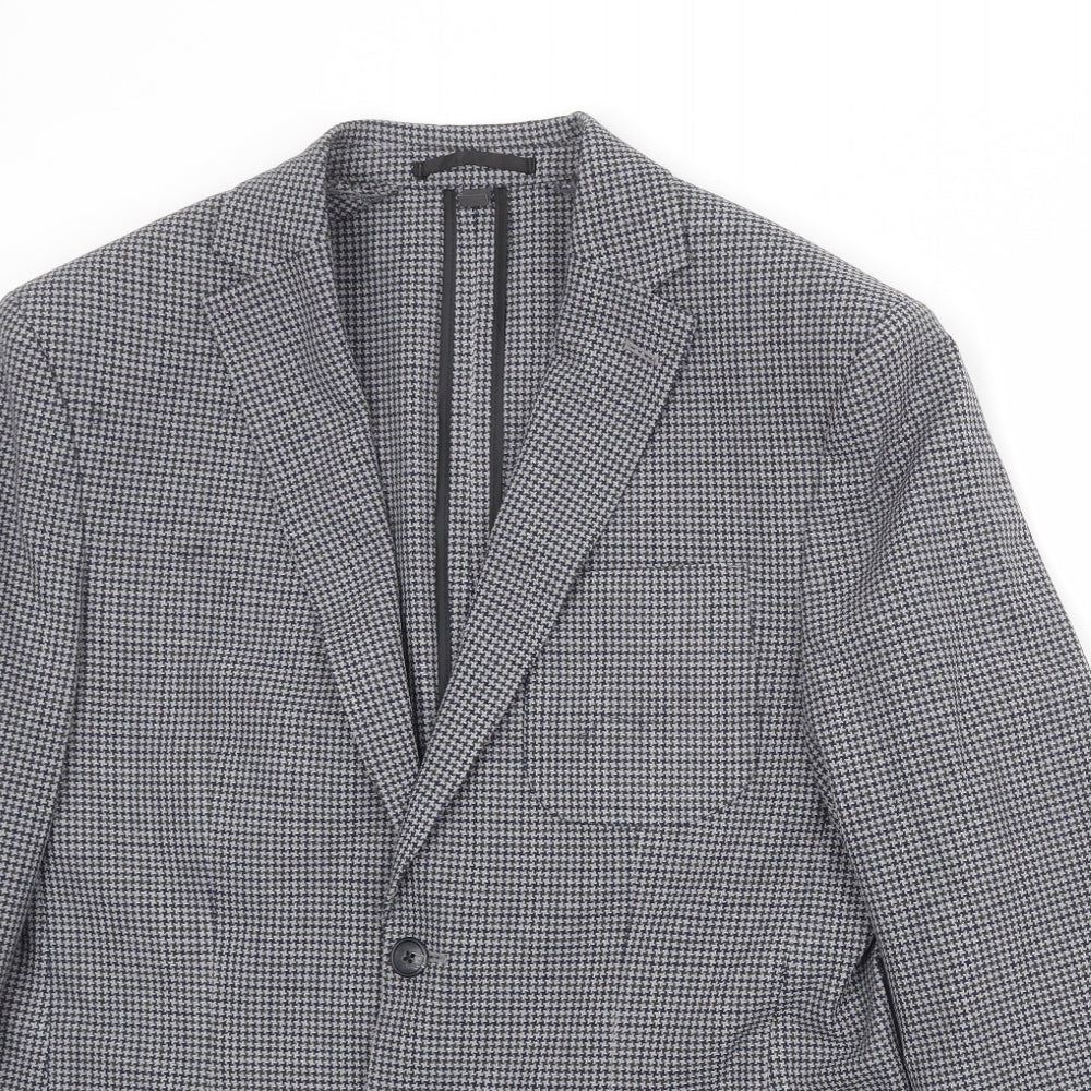 Mens UK Size 38 Marks and Spencer Regular Grey Suit Jacket