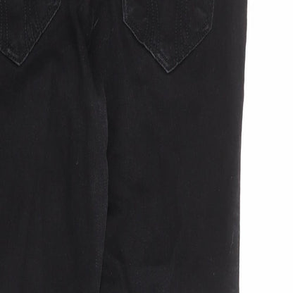 Hollister Womens Black Cotton Skinny Jeans Size 29 in L26 in Regular Zip