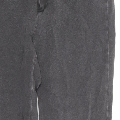 Womens UK Size 8 Gap Regular Fit Chino Grey Trousers