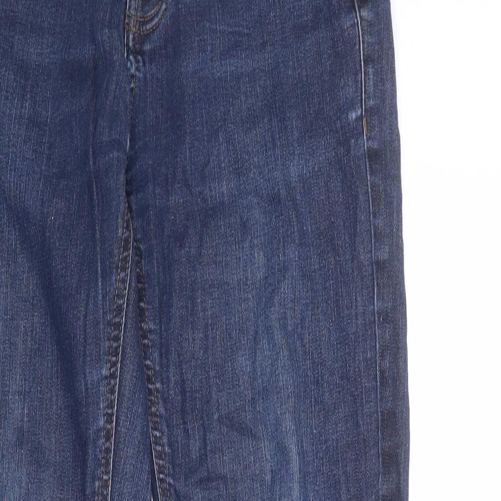 Denim & Co. Mens Blue Cotton Skinny Jeans Size 32 in Regular Button