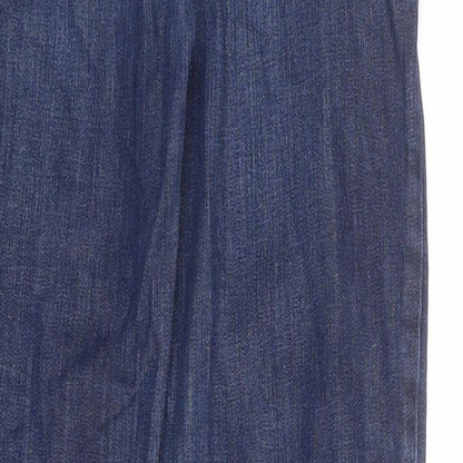 Denim & Co. Mens Blue Cotton Skinny Jeans Size 32 in Regular Button