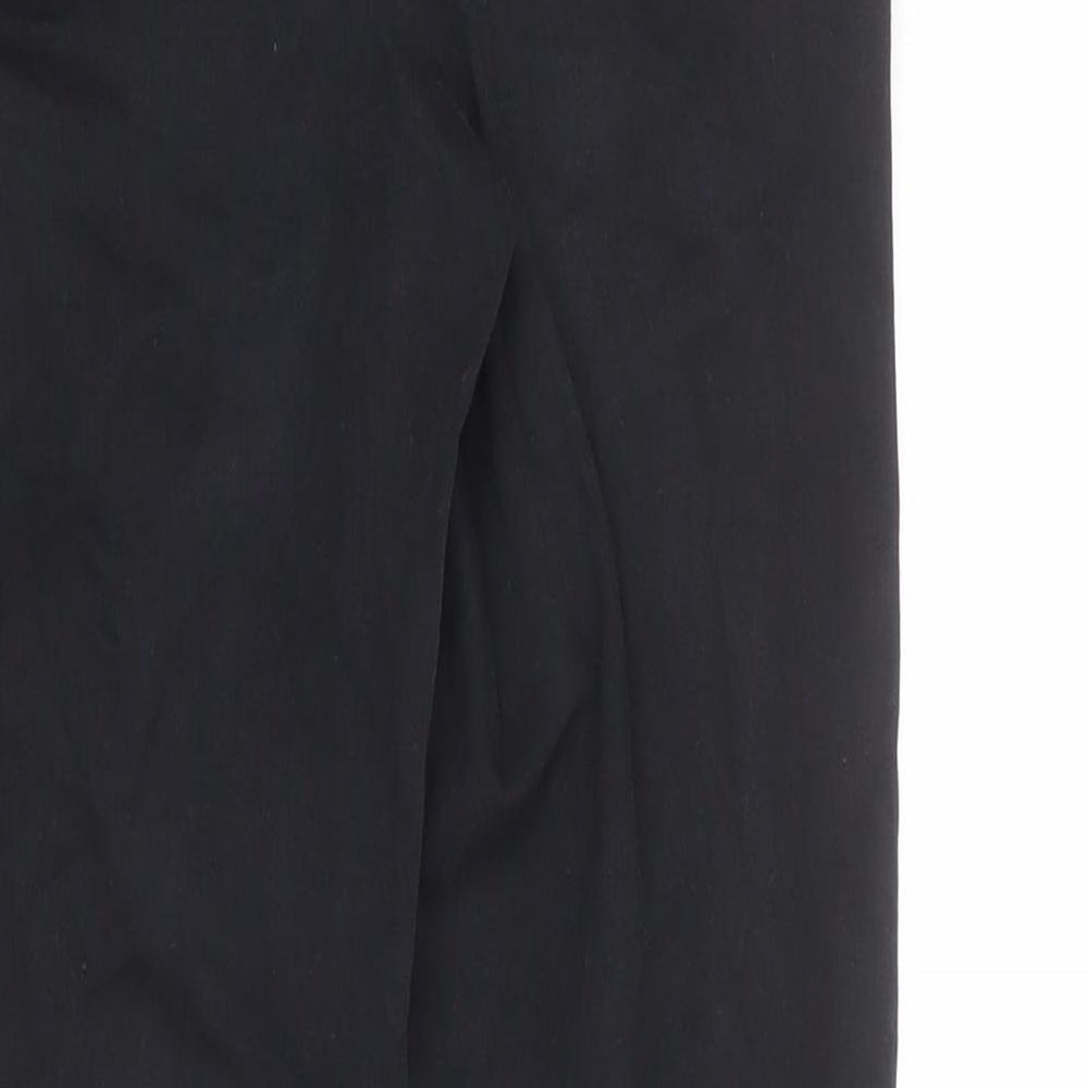 Topshop Womens Black Cotton Skinny Jeans Size 28 in Regular Zip