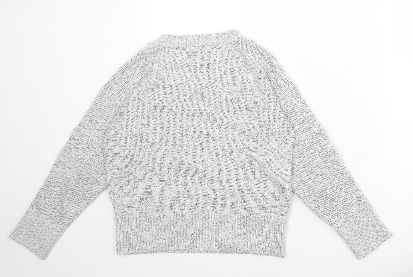 Womens UK Size S Topshop Grey Pullover Jumper