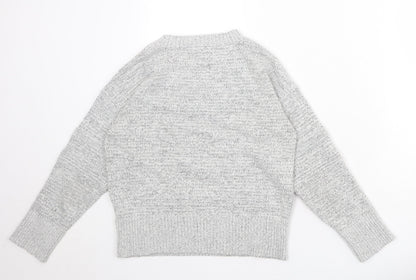 Womens UK Size S Topshop Grey Pullover Jumper