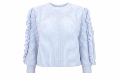 Womens UK Size M Zara Blue Pullover Jumper