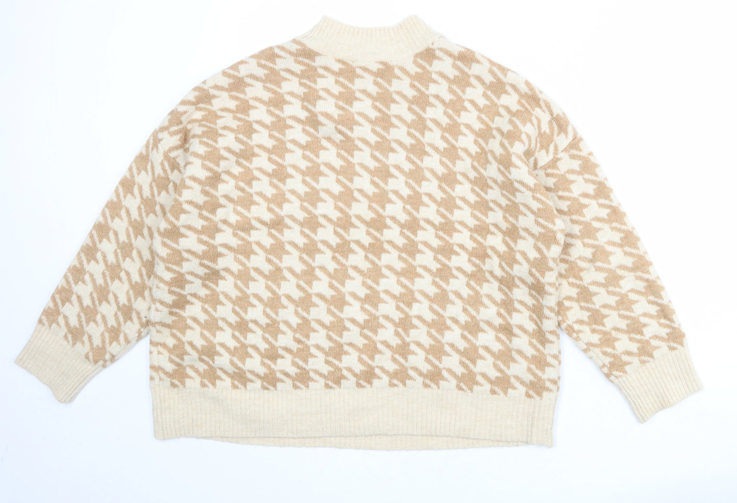 Womens UK Size 18 M&Co Beige Pullover Jumper