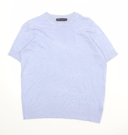 Womens UK Size 10 Marks and Spencer Blue Pullover Jumper