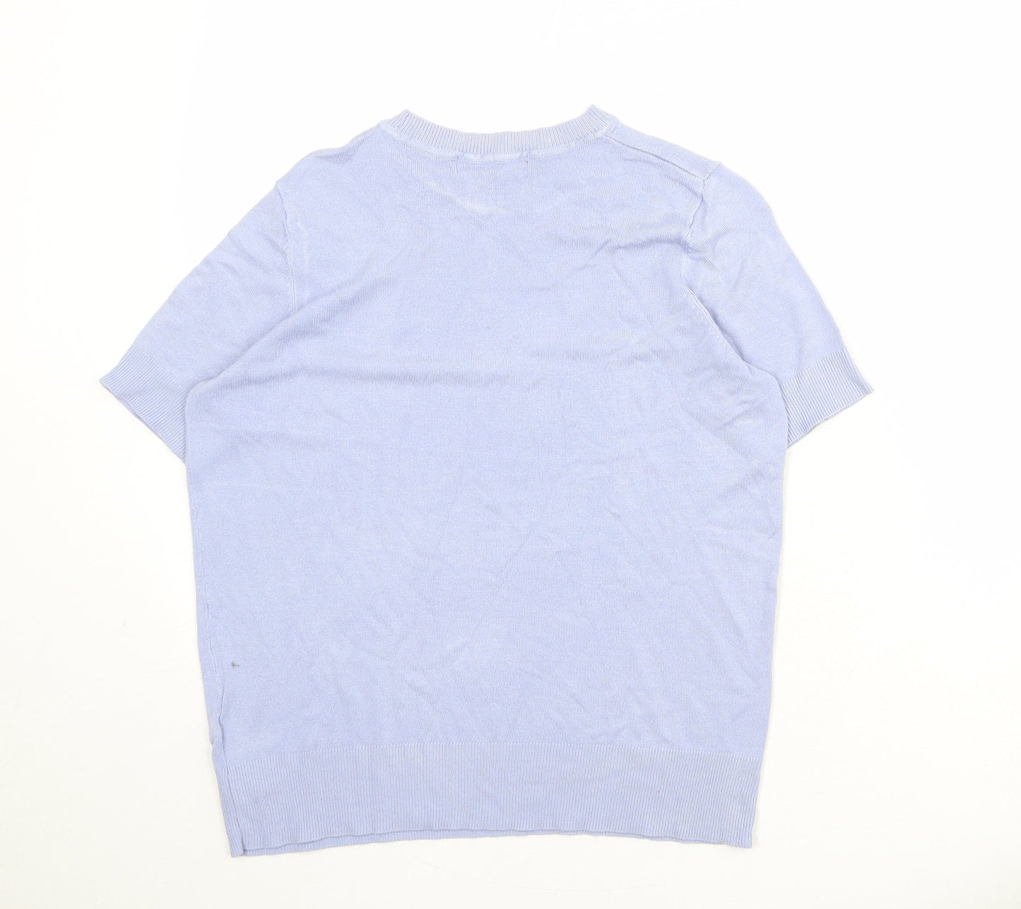 Womens UK Size 10 Marks and Spencer Blue Pullover Jumper