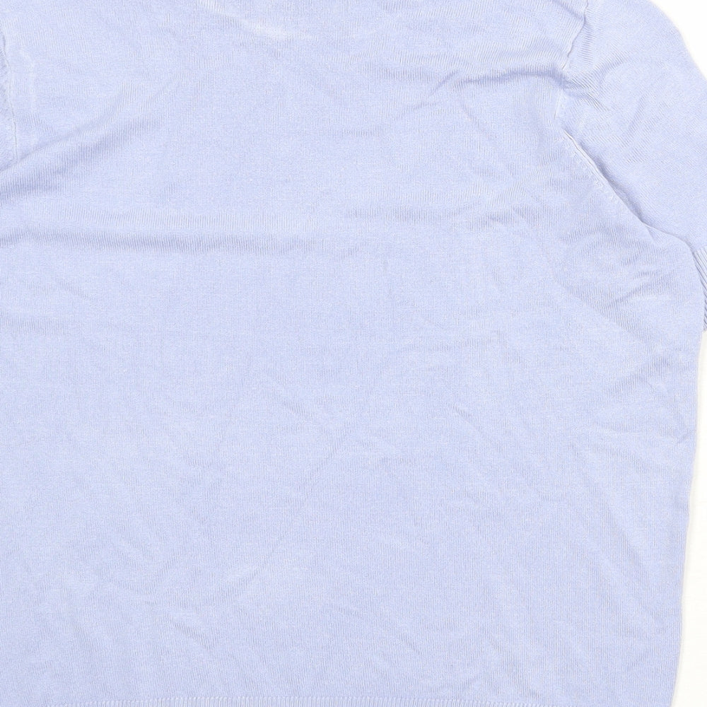 Womens UK Size 10 Marks and Spencer Blue Pullover Jumper