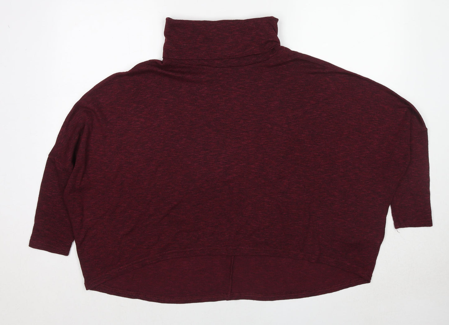 Womens UK Size 10 New Look Red Pullover Jumper
