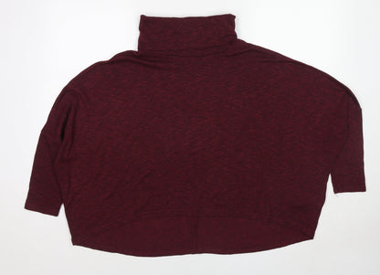 Womens UK Size 10 New Look Red Pullover Jumper