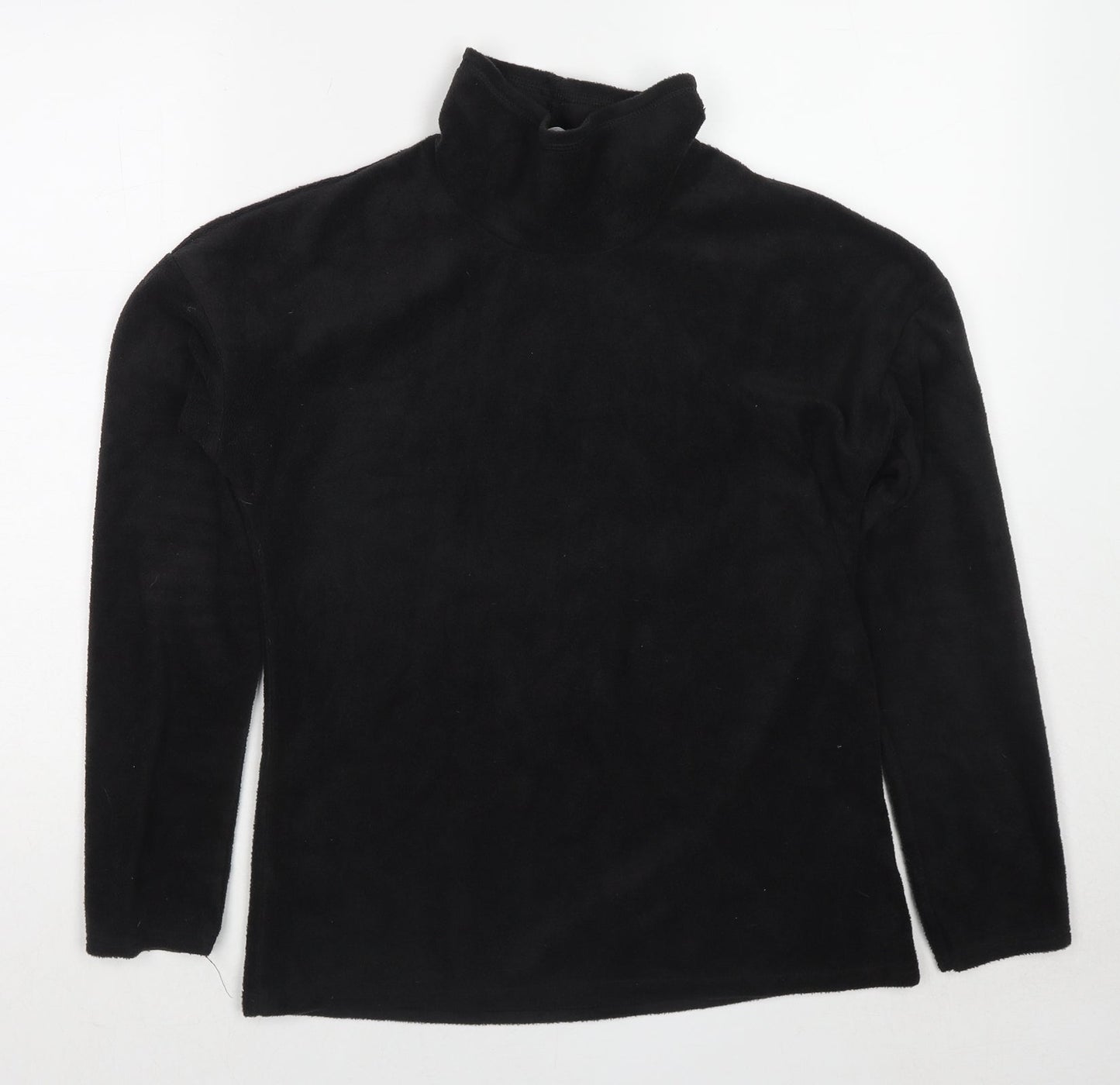 DECATHLON Womens Black Polyester Pullover Sweatshirt Size M Pullover