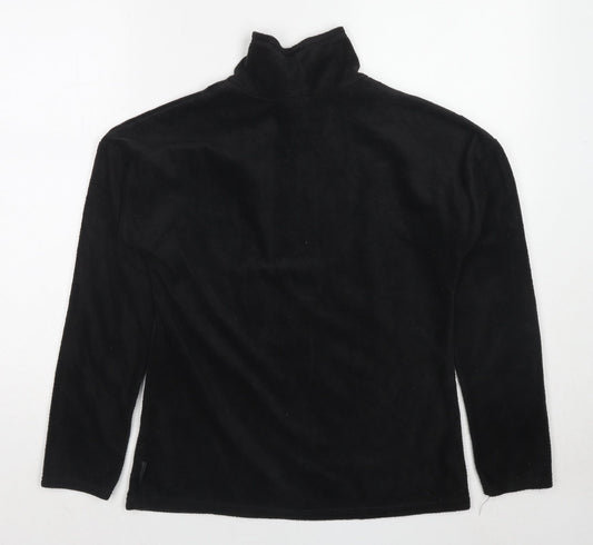 DECATHLON Womens Black Polyester Pullover Sweatshirt Size M Pullover