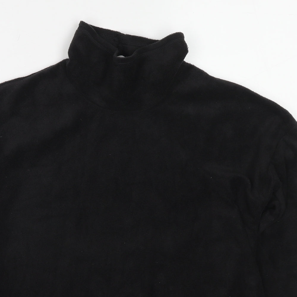 DECATHLON Womens Black Polyester Pullover Sweatshirt Size M Pullover