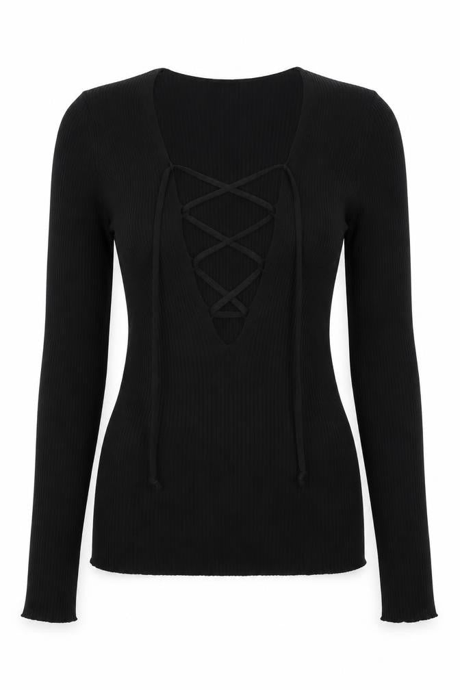 Womens UK Size S Zara Black Basic T-Shirt