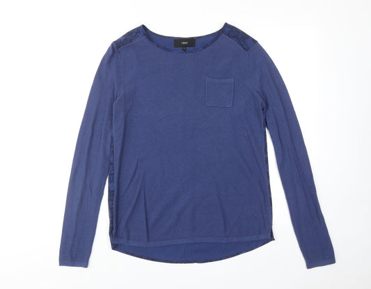Womens UK Size 10 NEXT Blue Pullover Jumper