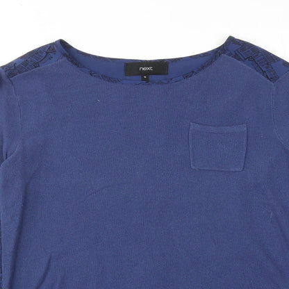 Womens UK Size 10 NEXT Blue Pullover Jumper