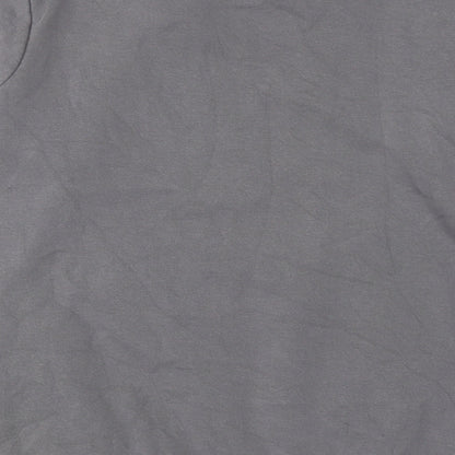 Hype Boys Grey Cotton Pullover Sweatshirt Size 15 Years Pullover