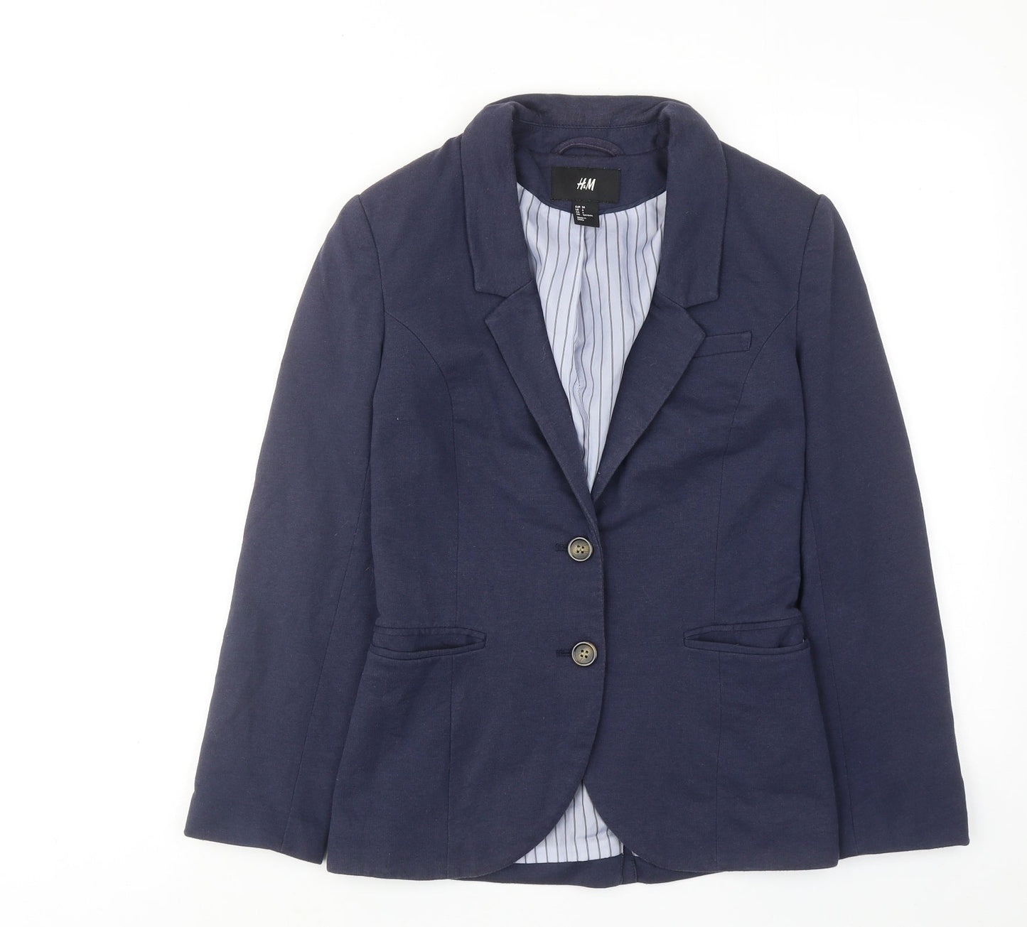 Womens UK Size 8 H&M Blue Jacket