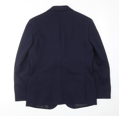 Mens UK Size 38 Marks and Spencer Regular Blue Suit Jacket