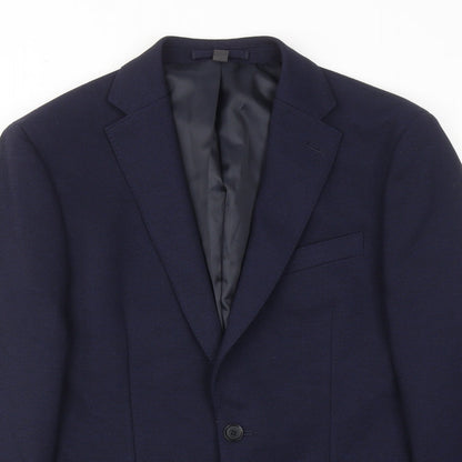 Mens UK Size 38 Marks and Spencer Regular Blue Suit Jacket