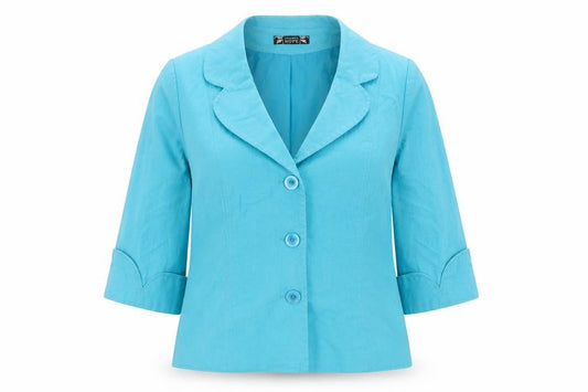 Womens UK Size 8 Joanna Hope Blue Jacket