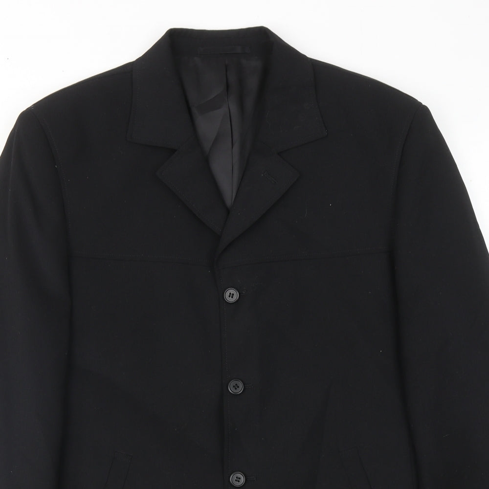 Mens UK Size 38 New Look Regular Black Suit Jacket
