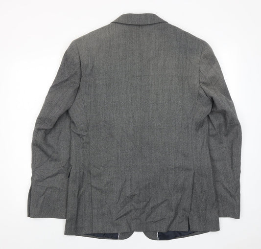 Mens UK Size 42 Marks and Spencer Regular Grey Suit Jacket