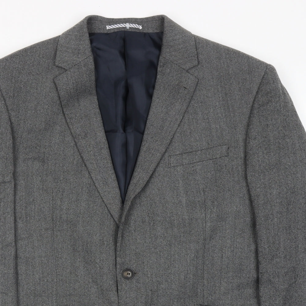 Mens UK Size 42 Marks and Spencer Regular Grey Suit Jacket