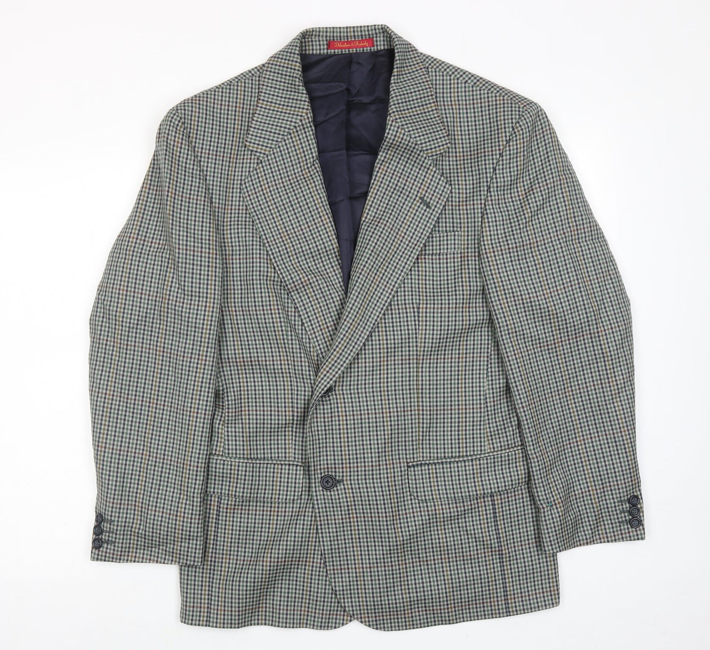 Mens UK Size 40 Debenhams Regular Green Suit Jacket