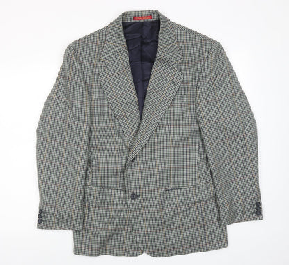 Mens UK Size 40 Debenhams Regular Green Suit Jacket