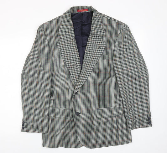Mens UK Size 40 Debenhams Regular Green Suit Jacket