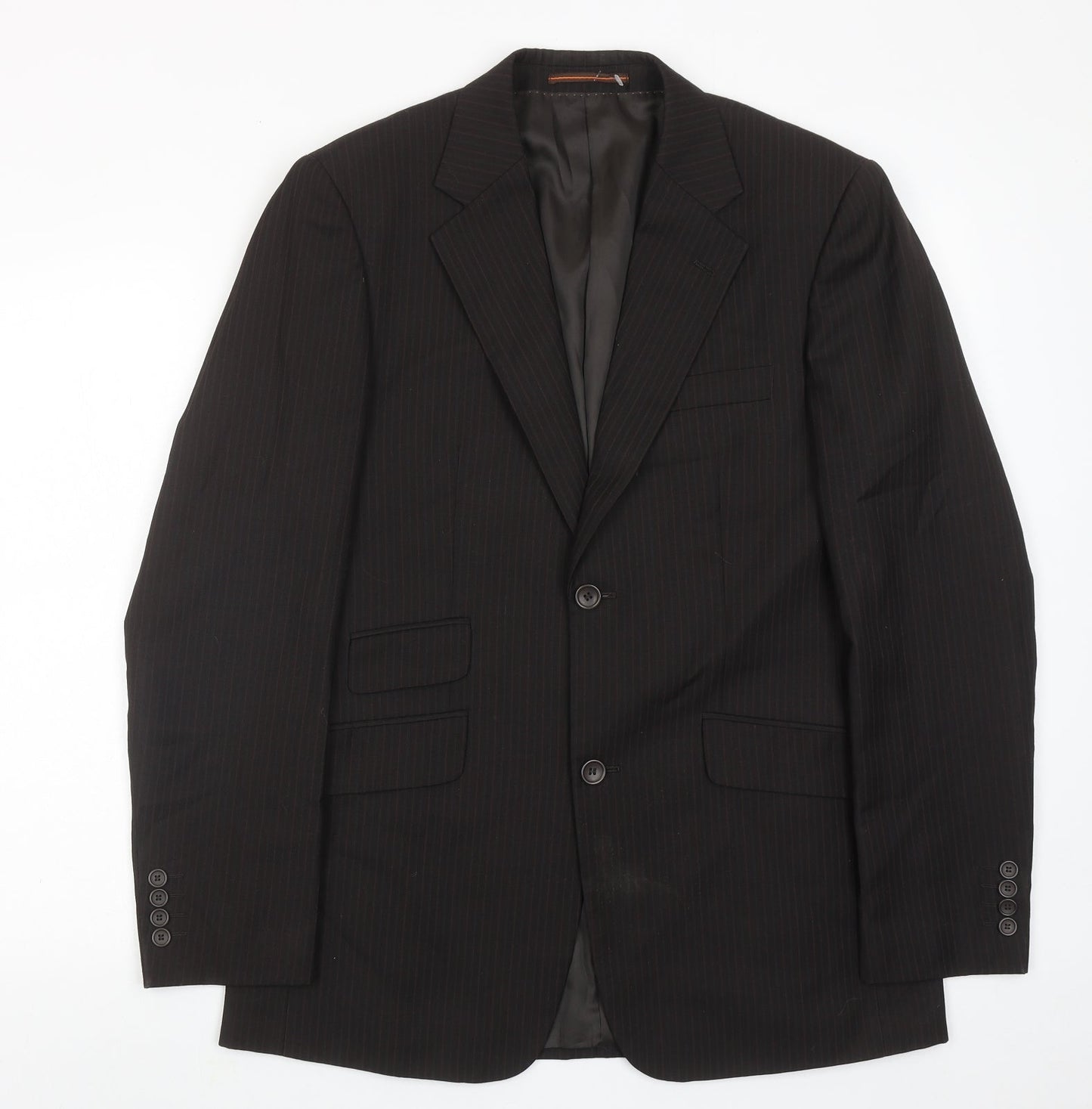 Mens UK Size 38 Topman Regular Brown Suit Jacket
