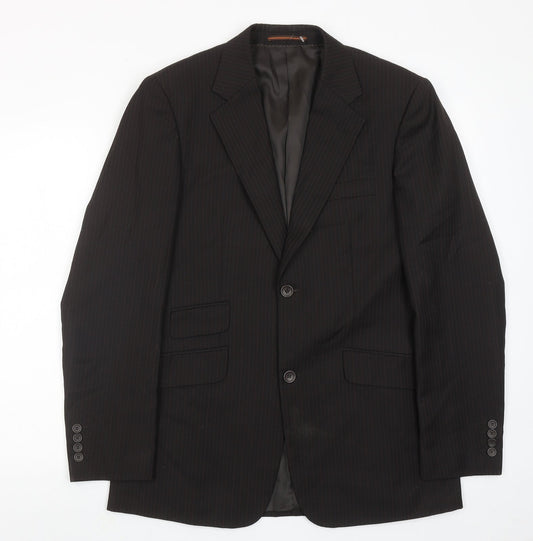 Mens UK Size 38 Topman Regular Brown Suit Jacket