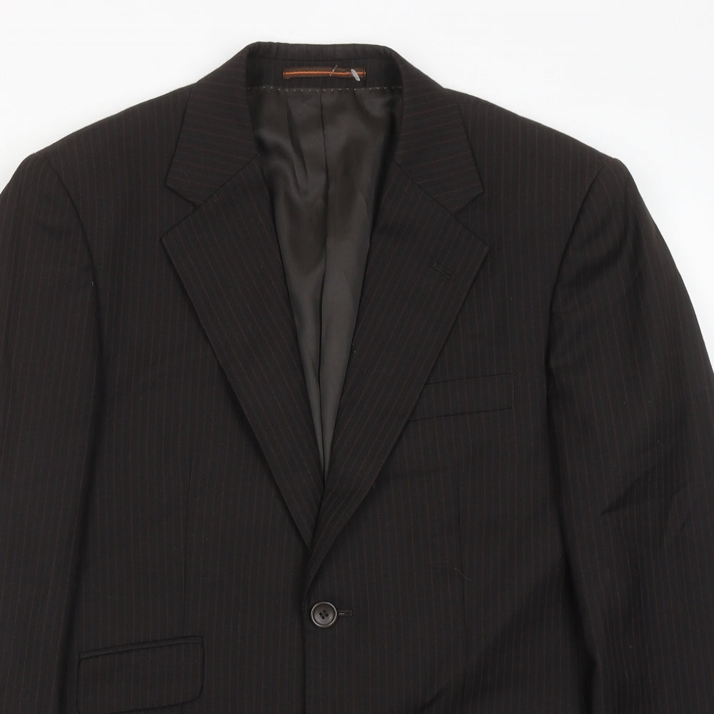 Mens UK Size 38 Topman Regular Brown Suit Jacket
