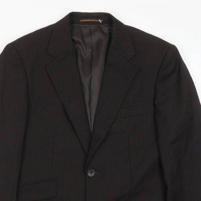 Mens UK Size 38 Topman Regular Brown Suit Jacket