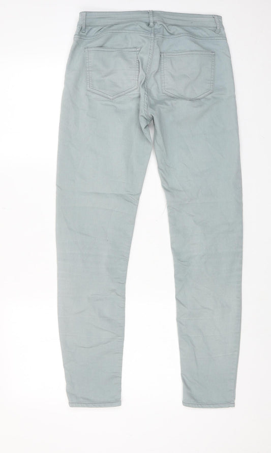 Womens UK Size 10 H&M Regular Fit Skinny Blue Jeans