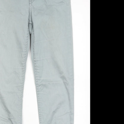 Womens UK Size 10 H&M Regular Fit Skinny Blue Jeans