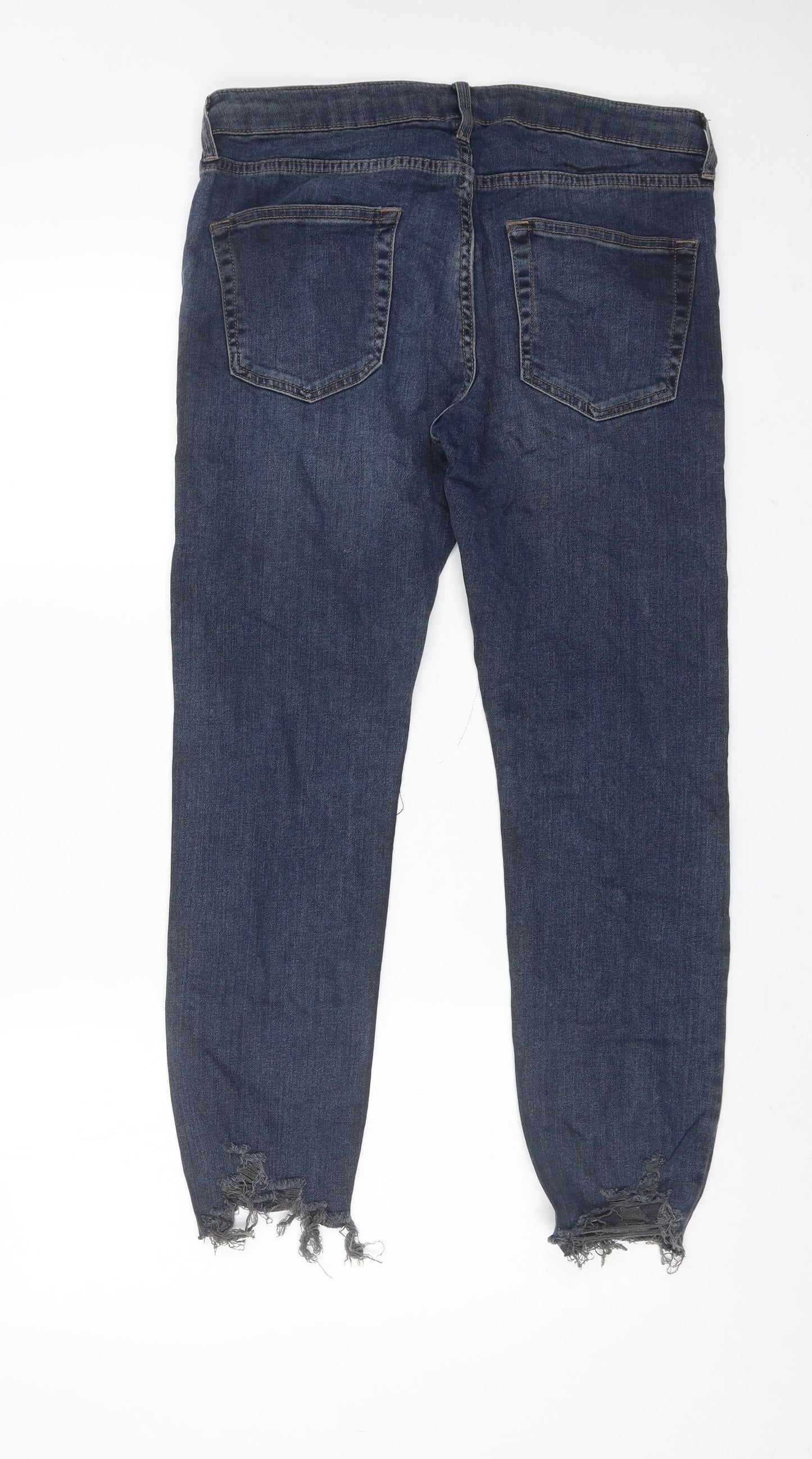 Mens UK Size 32 in Topman Regular Fit Skinny Blue Jeans