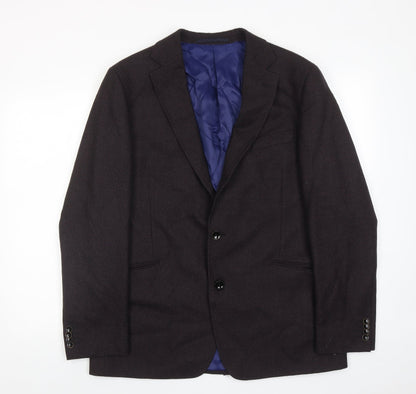 Mens UK Size 42 Marks and Spencer Regular Purple Suit Jacket